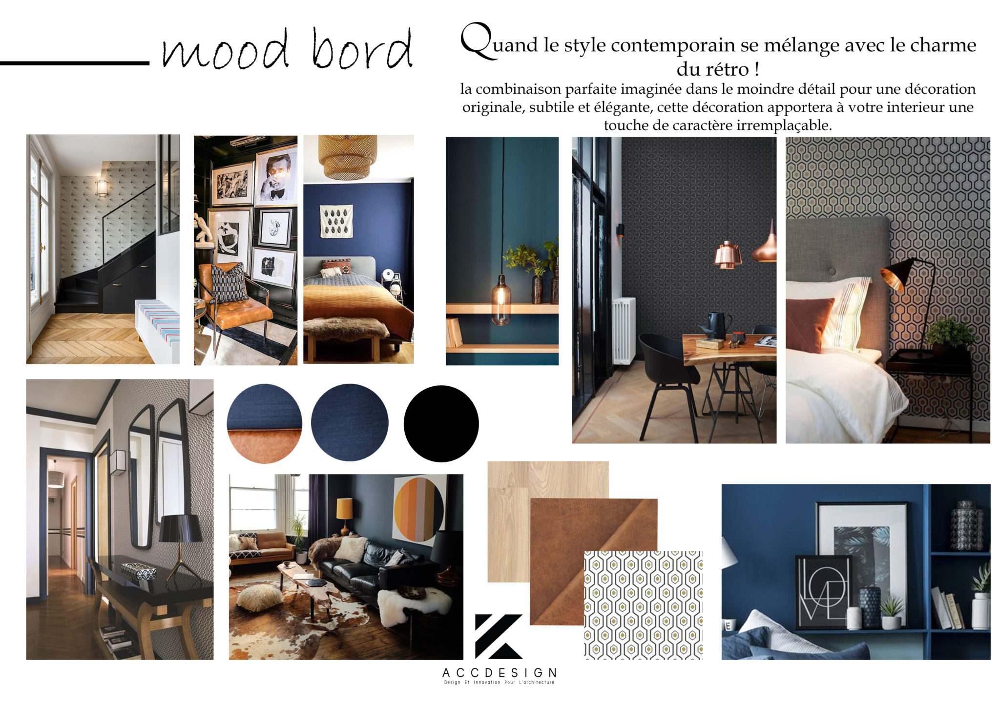 mood bord chambre